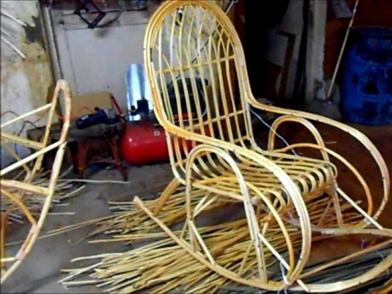 Making wicker furniture with your own hands