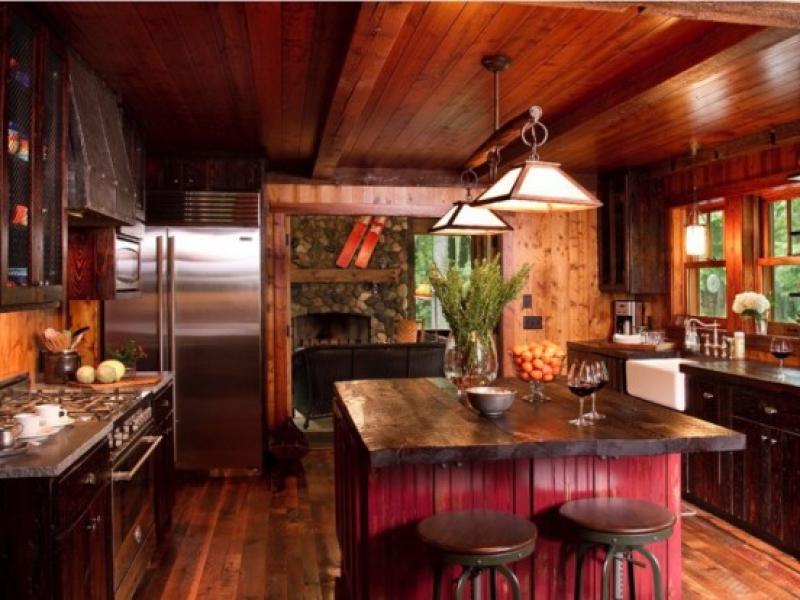 Rustikt køkken: fotos og tips til at skabe et fantastisk interiør
